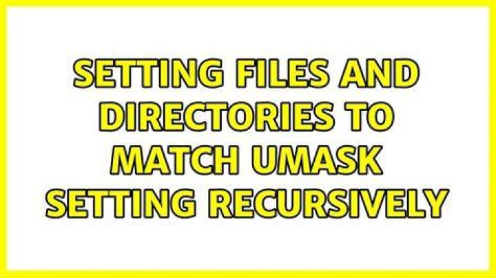 Setting files and directories to match umask setting recursively