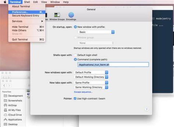 Setting iTerm2 as the default terminal (OSX Lion)
