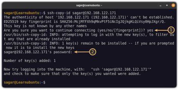 setting up ssh-copy-id on ubuntu