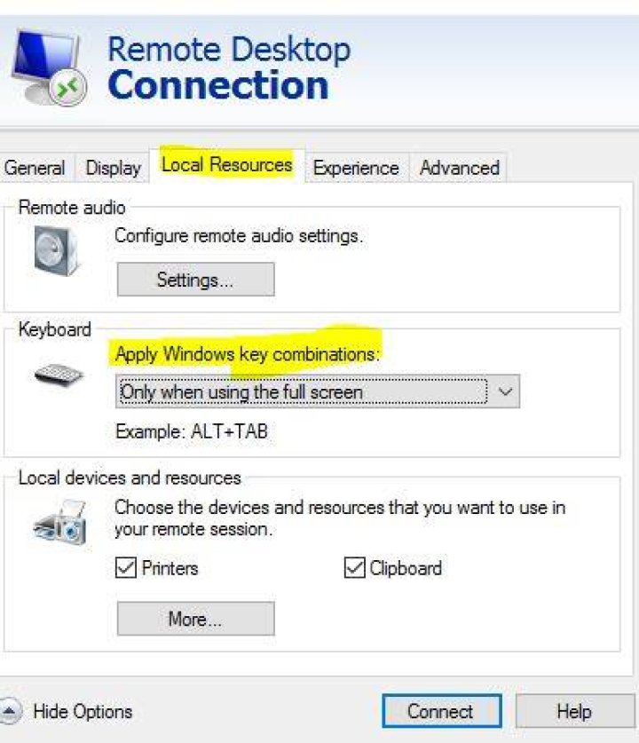 Shift and Control keys out of sync with normal keys over RDP