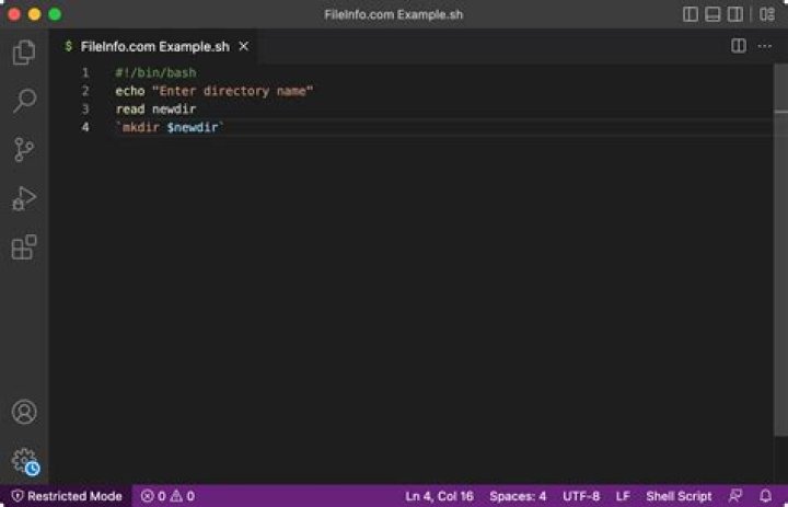Should I save my scripts with the .sh extension?