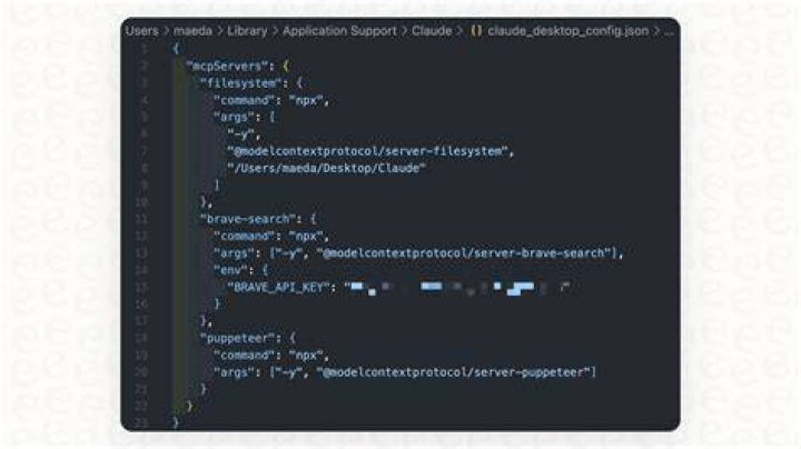 showing settings.json