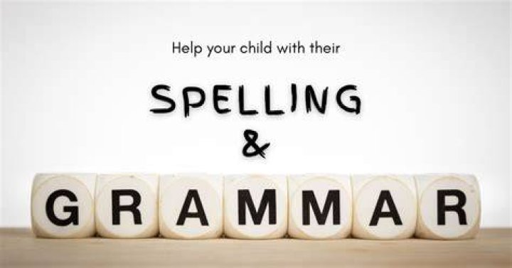Showing spelling and grammar