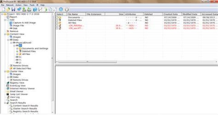 Simplest way to view master file table (MFT) size in Windows 7?