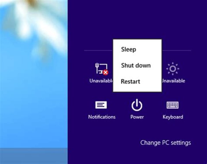 Sleep... Shut down... Restart... no log out?