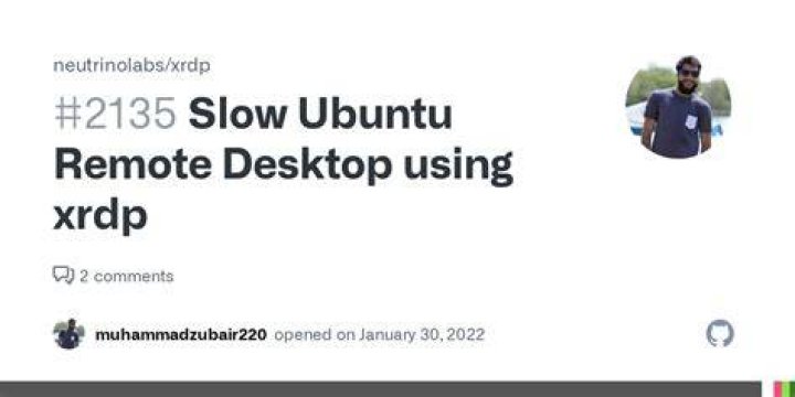 Slow Ubuntu Remote Desktop using xrdp