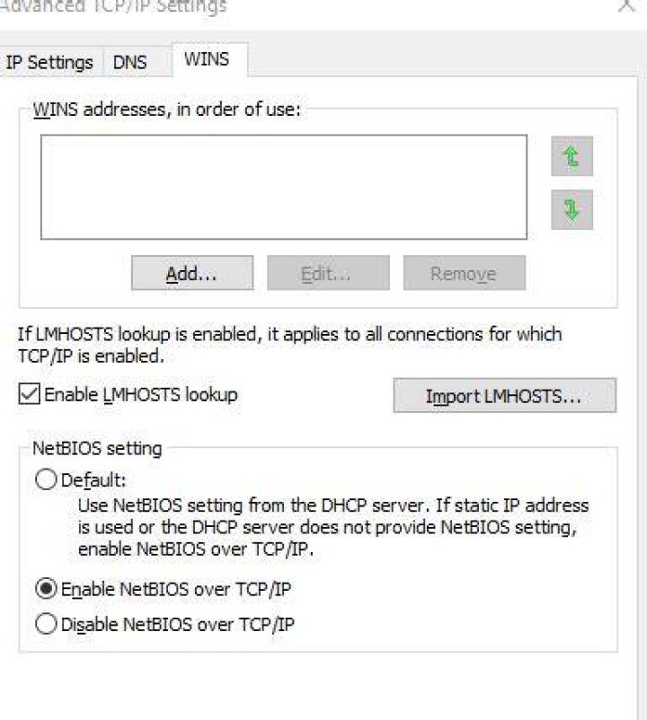 smbclient gives error NT_STATUS_RESOURCE_NAME_NOT_FOUND and NetBIOS over TCP disabled