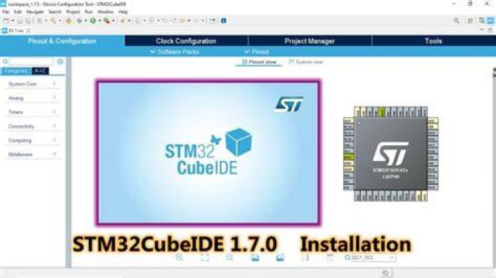 Software (STM32CubeIDE) create a new window and does not show icon