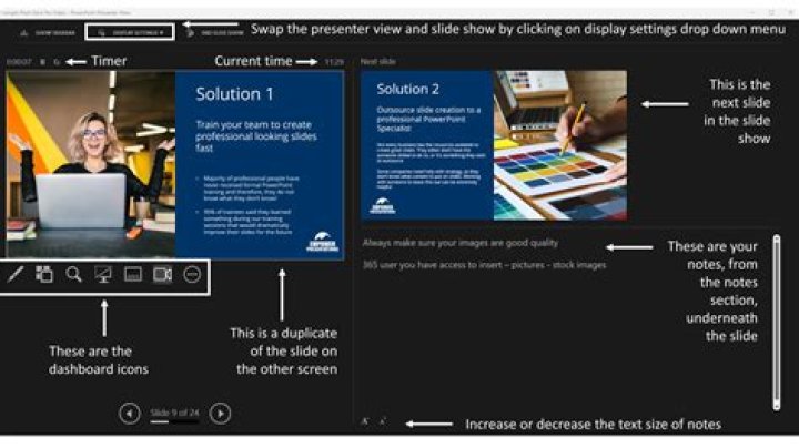 Solutions for presenting PDF slides with presenter notes on second display [closed]