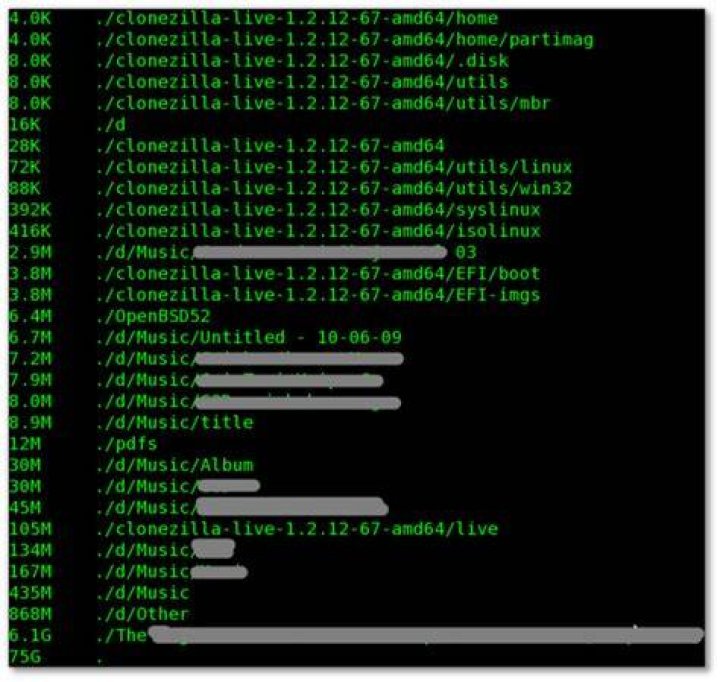 sort du -sh by size in human readable