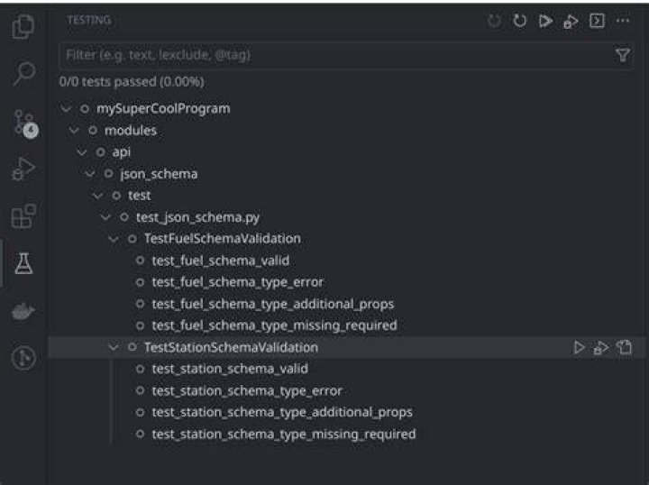 Specify which pytest tests to run from a file