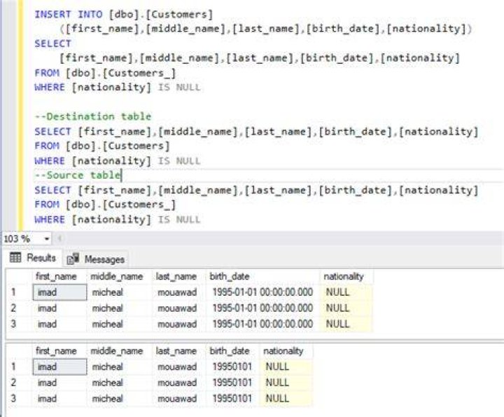 SQL Insert Multiple Rows