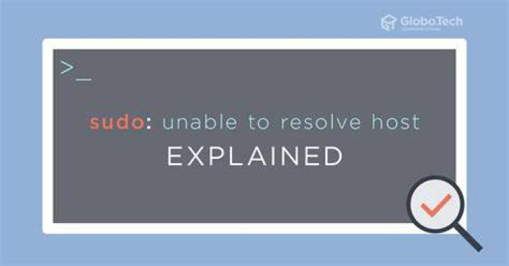 sudo: unable to resolve host legend27
