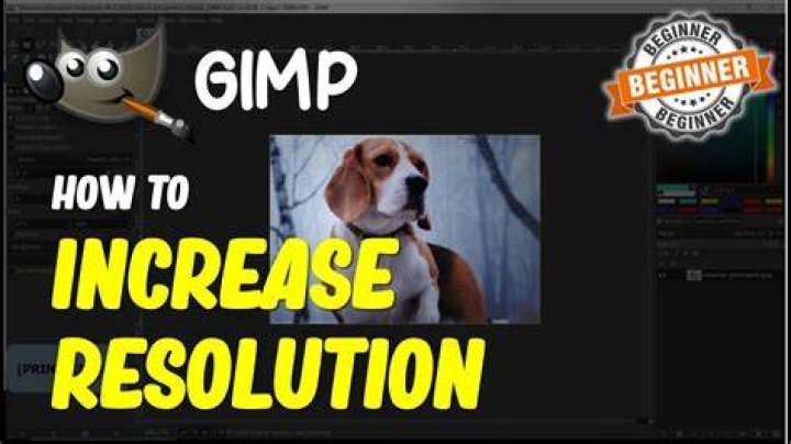 Super Resolution in GIMP