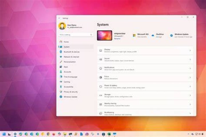 system setting