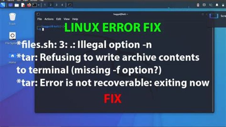 tar: Refusing to read archive contents from terminal (missing -f option?)