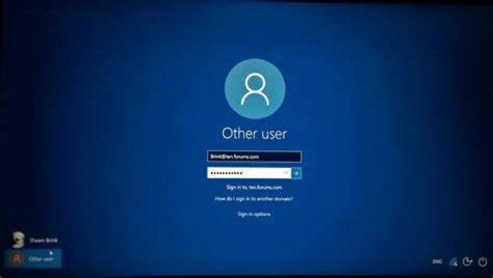 Temporarily login to another windows domain