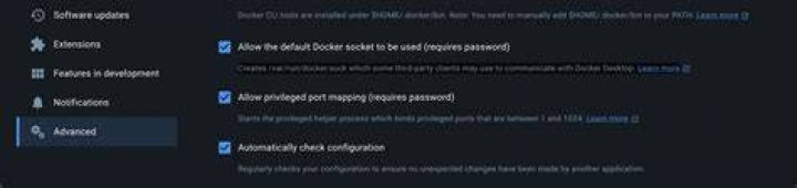 Test Container test cases are failing due to 