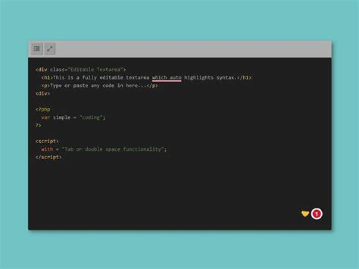 Text editor with syntax highlighting, theme support and code folding