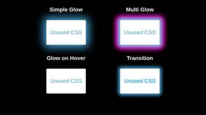 Text outer glow effect using CSS