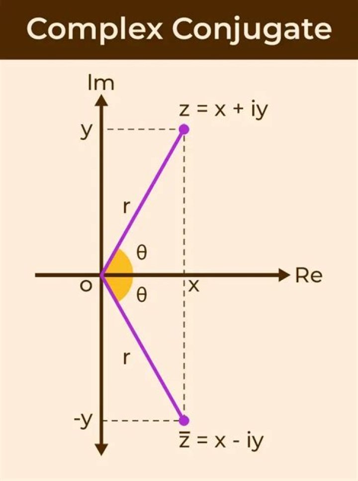 The complex conjugate (taken from Wikipedia)