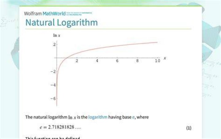 The domain of natural logarithm function