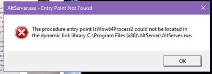 The procedure entry point `GetTickCount64` could not be located in the dynamic link library KERNEL32.dll