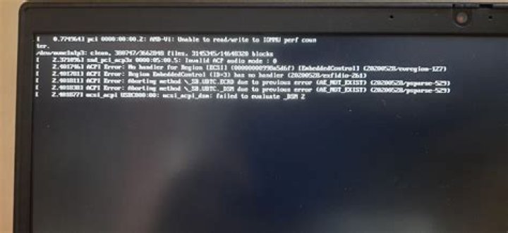 Thinkpad E14 RYZEN 5 4500U Kernel Update v5.8.10 Not Working