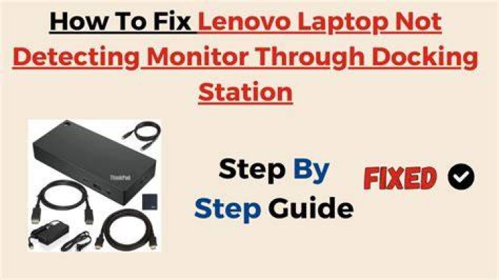 Thinkpad not working with docking station