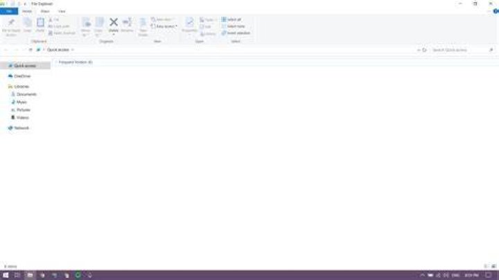 This PC is gone from my file explorer navigation pane and is empty when I view it