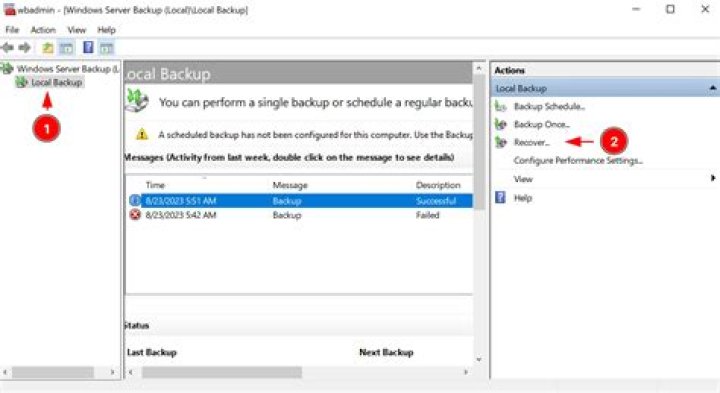 Time machine working but cant restore from backups?