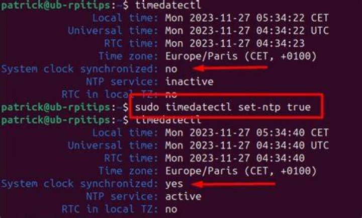 timedatectl- NTP Sync cannot set to yes [duplicate]