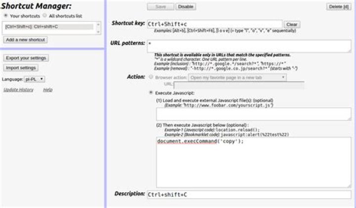 To Disable CTRL+SHIFT+C in Google Chrome of Ubuntu? [duplicate]