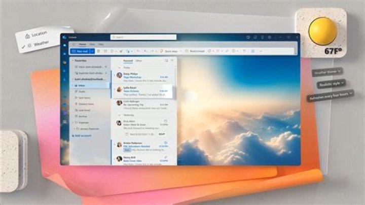 toggle theme outlook in received message