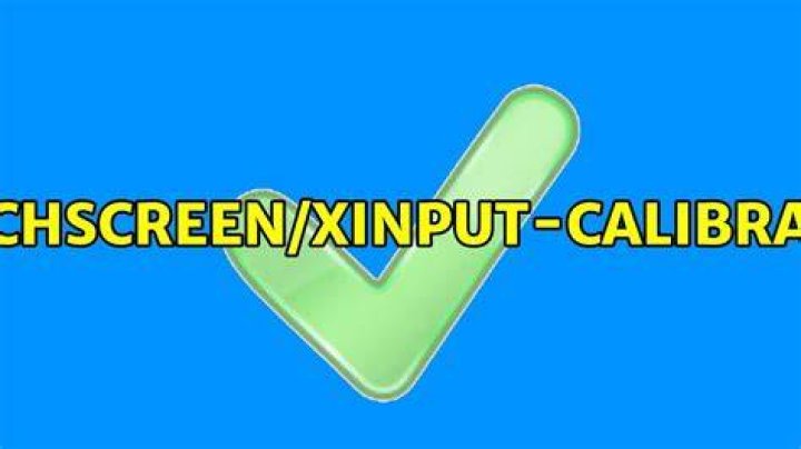 Touchscreen/xinput-calibrator