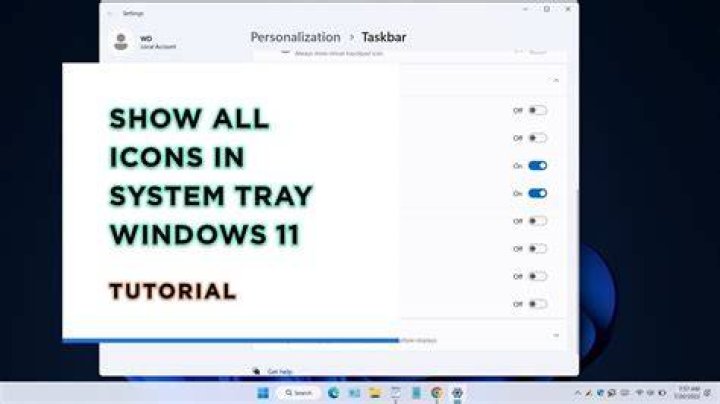 Tray Icons - no extension