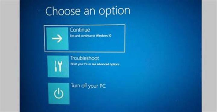 Troubleshoot menu