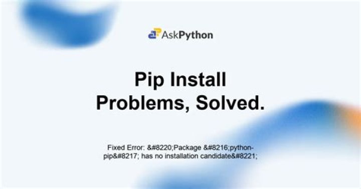 Trying to install python3-pip, which has no installation candidate