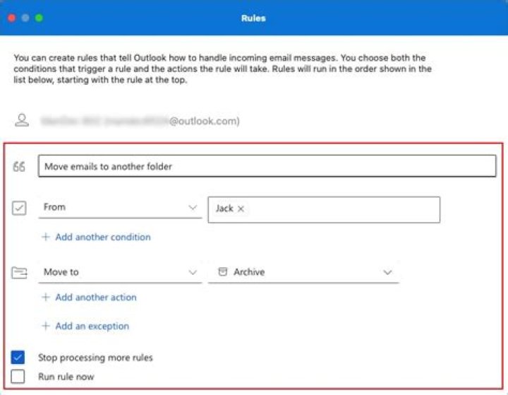 Trying to run a Macro as part of a Rule in Outlook