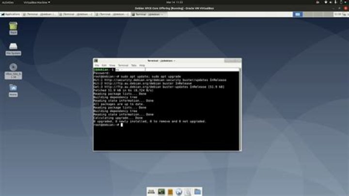 Trying to update debian not working