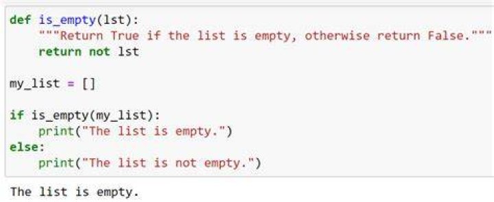 Two ways to check if a list is empty - differences?