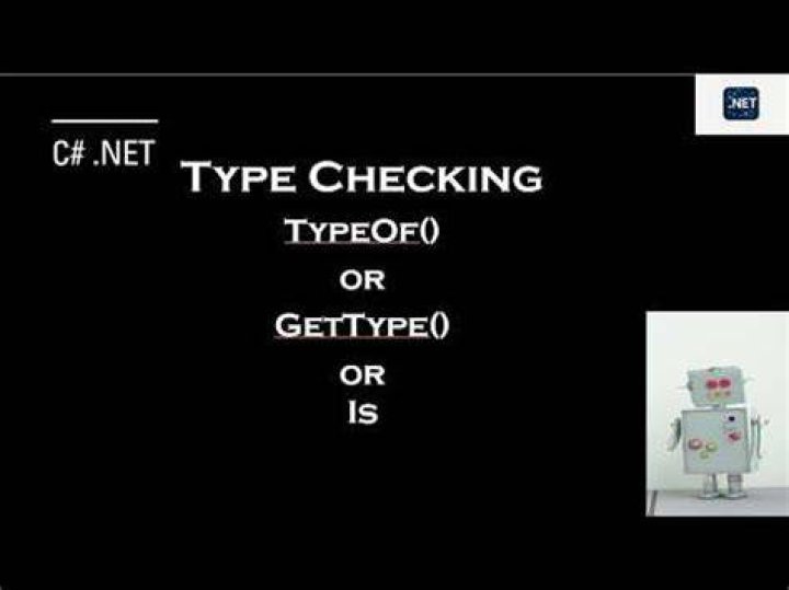 Type Checking: typeof, GetType, or is?