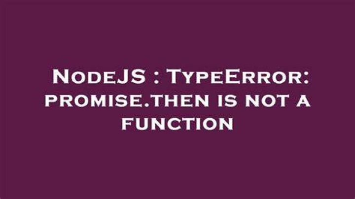 TypeError: promise.then(...).then(...).then(...).then(...).catch is not a function in Node Js [duplicate]