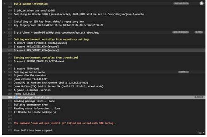 Unable to download the jq package