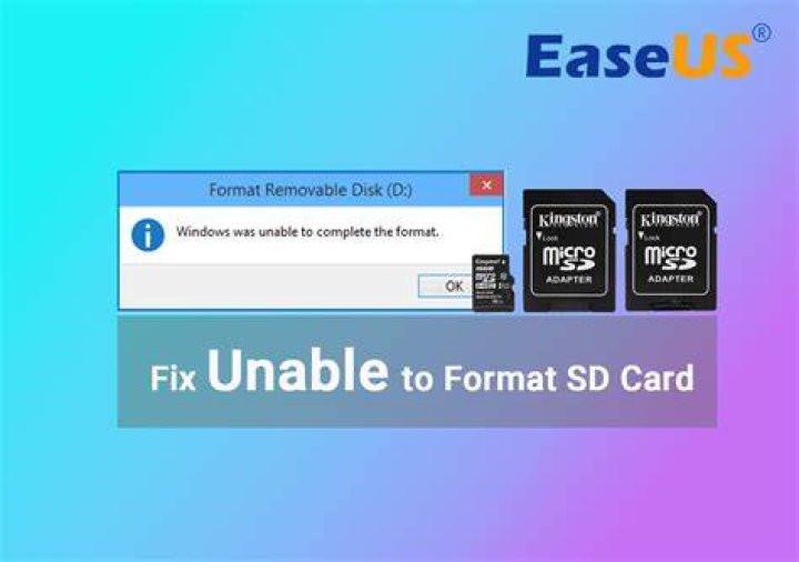 Unable to format RAW SD card?