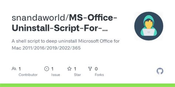 Uninstall script
