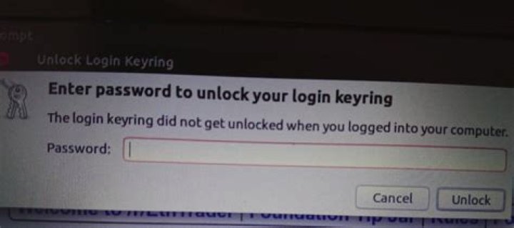Unlock Login Keyring prompt