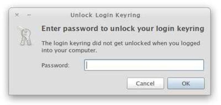 unlock login keyring
