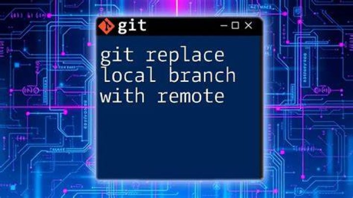 Update a local branch with the changes from a tracked remote branch
