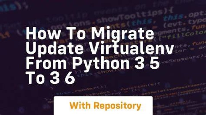 Update Python 3.5 to 3.6 via terminal